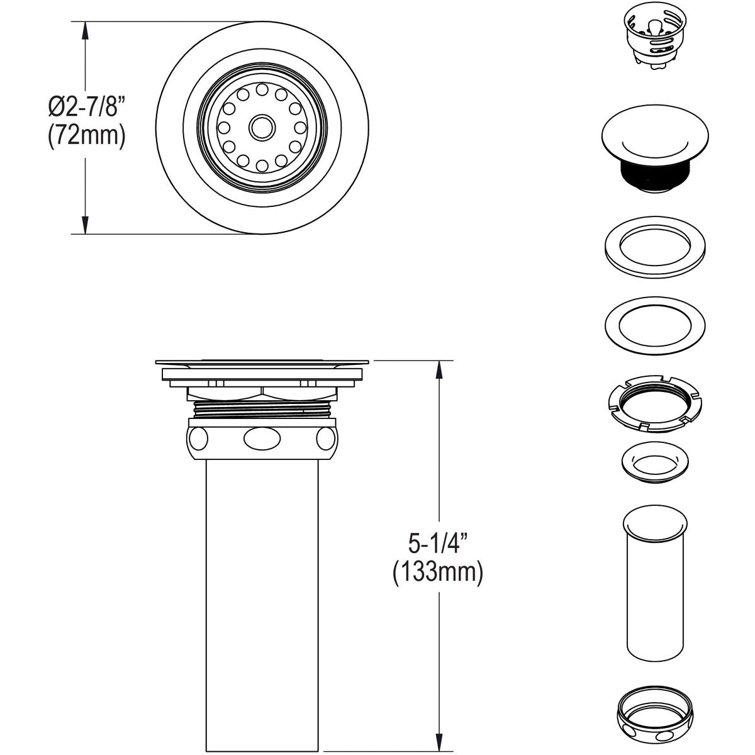 Elkay Basket Strainer Kitchen Sink Drain Wayfair